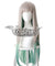 Jibaku Shounen Hanako-Kun Toilet-bound Hanako-kun Yashiro Nene Sliver Grey Shade into Green Cosplay Wig - 497A