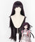 Super Danganronpa Dangan Ronpa 2 Mikan Tsumiki Black Purple Cosplay Wig