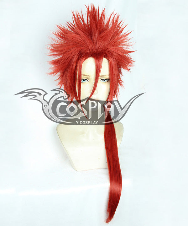 Final Fantasy VII Remake FF7 Reno Red Cosplay Wig