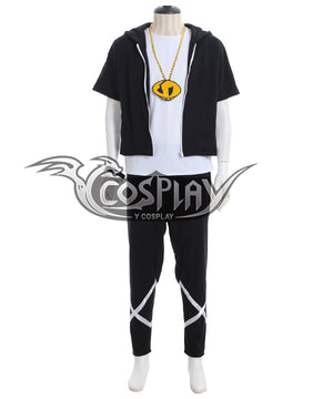 Pokemon Sun and Moon Team Skull Guzma Cosplay Costume