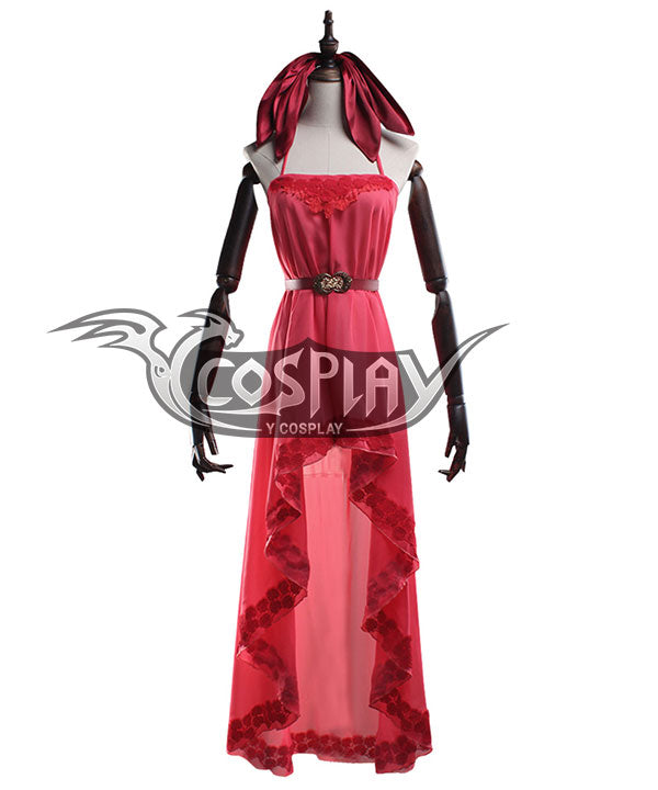 Final Fantasy VII Remake FF7 Aerith Gainsborough Pink Cosplay Costume