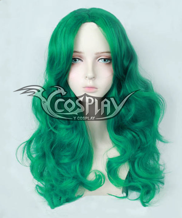 Sailor Moon Michiru Kaiou Green Cosplay Wig