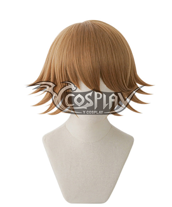 Danganronpa: Trigger Happy Havoc Chihiro Fujisaki Brown Cosplay Wig