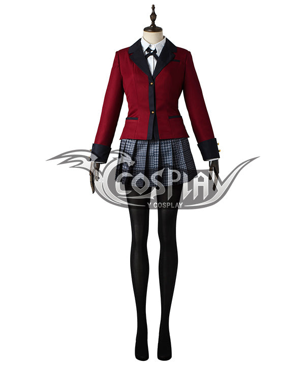 Kakegurui Compulsive Gambler Yumeko Jabami Cosplay Costume