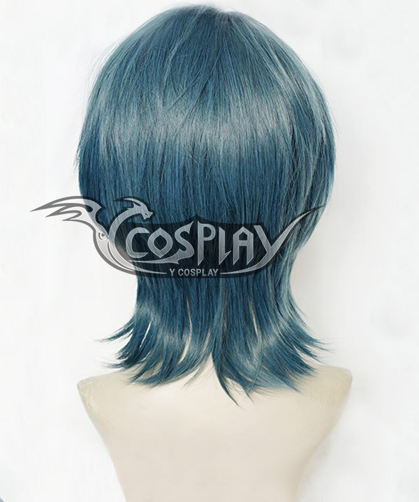 Fire Emblem: Three Houses Male Byleth Grey Green Cosplay Wig