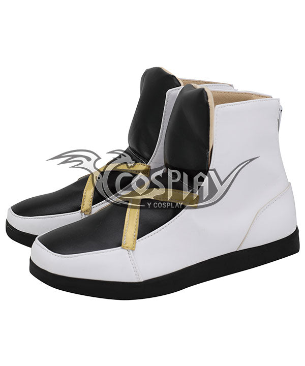 Pokemon Pok¨¦mon Sword And Pok¨¦mon Shield Leon Black White Cosplay Shoes