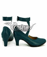 Sailor Moon Michiru Kaiou Deep Green Cosplay Shoes