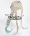 Jibaku Shounen Hanako-Kun Yashiro Nene Silver Green Cosplay Wig