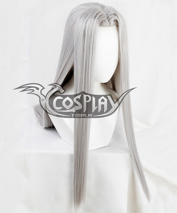 Final Fantasy VII Remake FF7 Sephiroth Silver Cosplay Wig