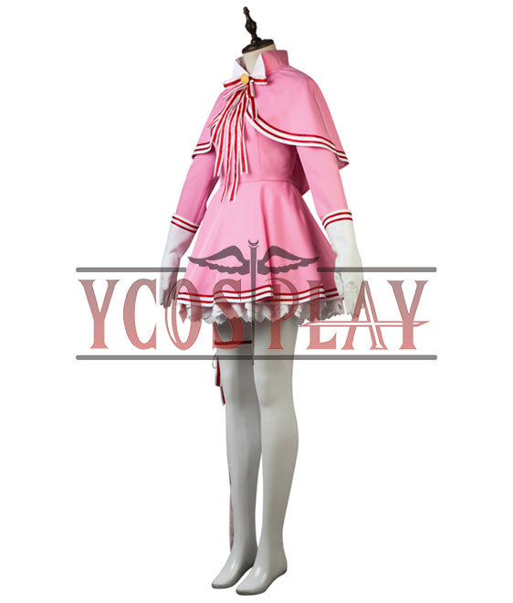 Cardcaptor Sakura: Clear Card Sakura Kinomoto Pink Lolita Dress Cosplay Costume