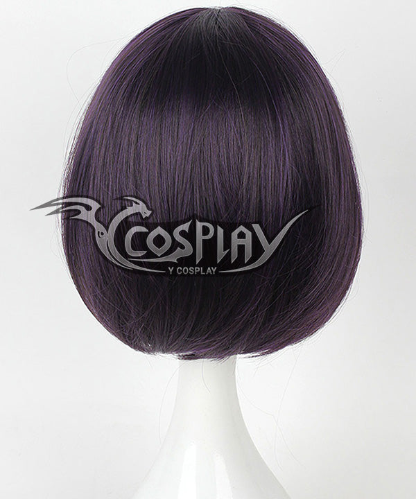 Sailor Moon Hotaru Tomoe Sailor Saturn Black Purple Cosplay Wig