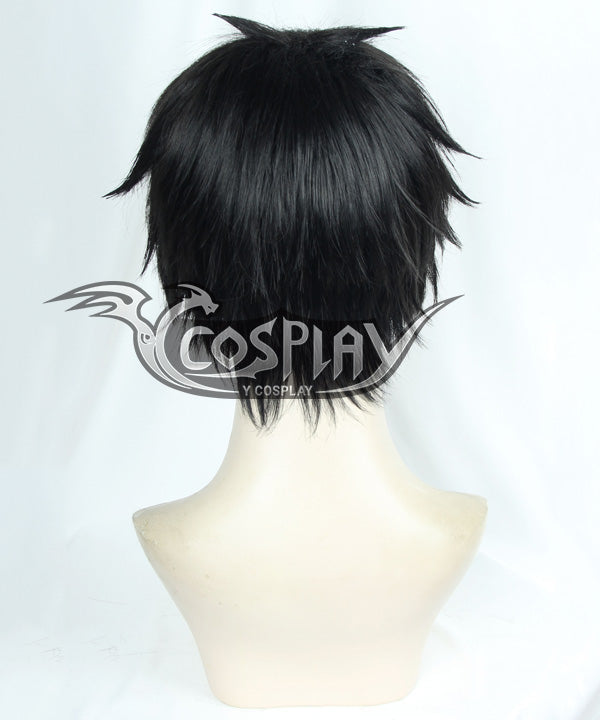 Fire Force Enen no Shouboutai Shinra Kusakabe Black Cosplay Wig