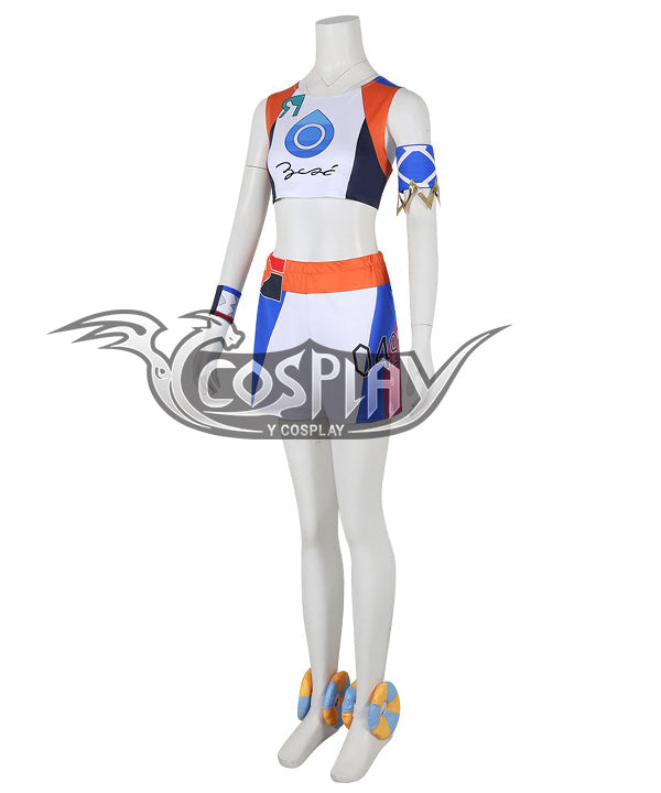 Pokemon Pok¡§|mon Sword and Shield Nessa Cosplay Costume