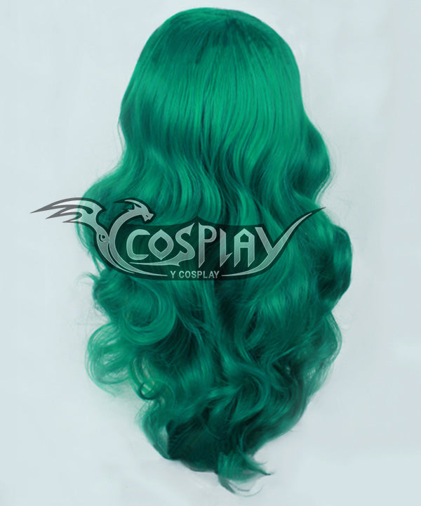 Sailor Moon Michiru Kaiou Green Cosplay Wig