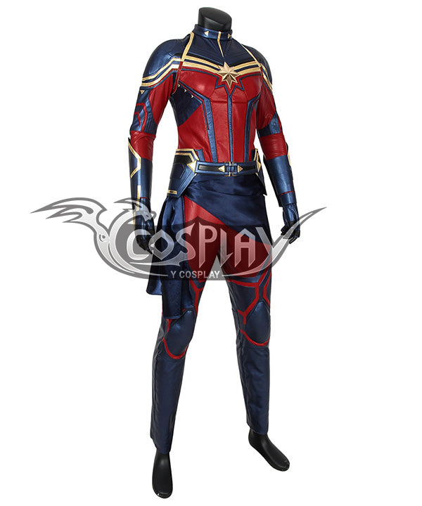 Marvel Avengers 4: Endgame Captain Marvel Carol Danvers Printed Cosplay Costume