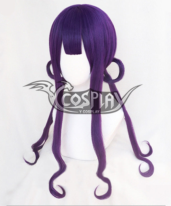 Jibaku Shounen Hanako-Kun Akane Aoi Purple Cosplay Wig