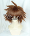 Kingdom Hearts III Sora Brown Yellow Cosplay Wig