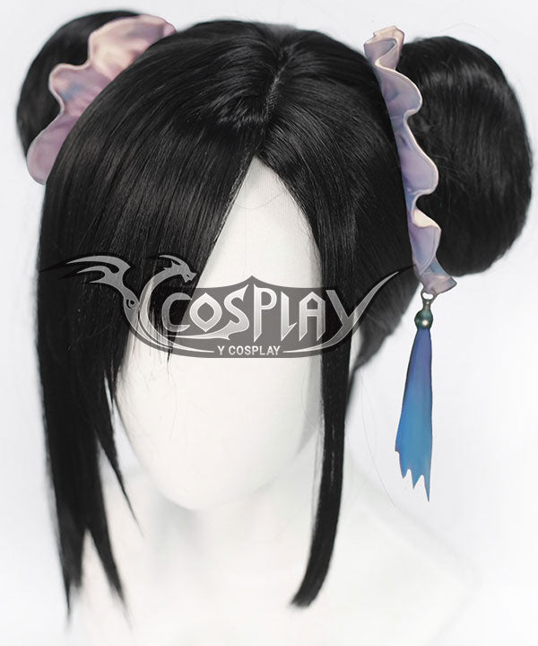Final Fantasy VII Remake FF7 Tifa Lockhart Cheongsam Black Cosplay Wig
