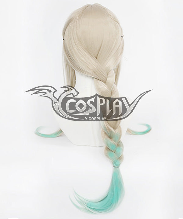 Jibaku Shounen Hanako-Kun Yashiro Nene Silver Green Cosplay Wig