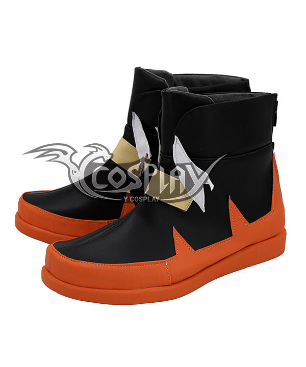 Pokemon Pok¡§|mon Sword And Shield Raihan Red Black White Cosplay Shoes