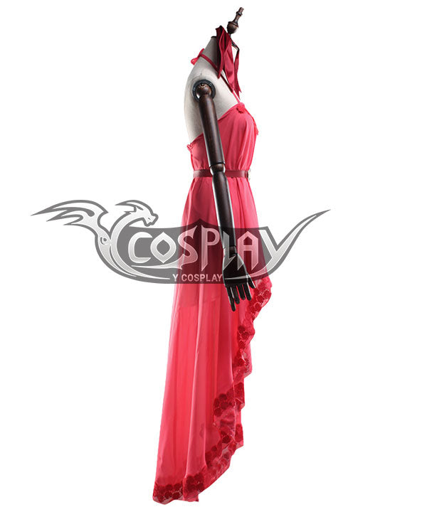 Final Fantasy VII Remake FF7 Aerith Gainsborough Pink Cosplay Costume