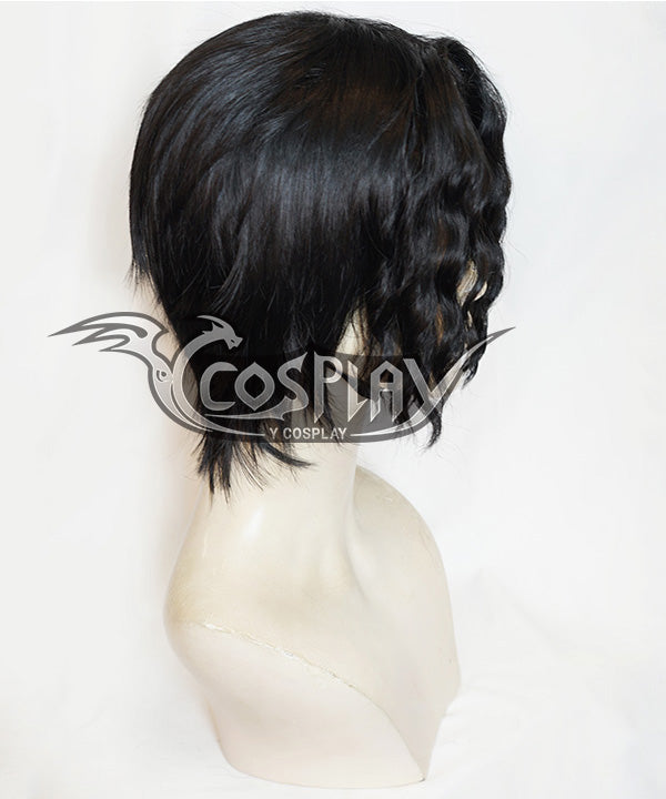 Demon Slayer: Kimetsu No Yaiba Muzan Kibutsuji Black Cosplay Wig