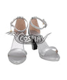 Final Fantasy VII Remake FF7 Aerith Gainsborough White Cosplay Shoes