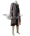 Pirates of the Caribbean: Dead Men Tell No Tales Captain Jack Sparrow Cosplay Costume -Including Wig and Not Boots