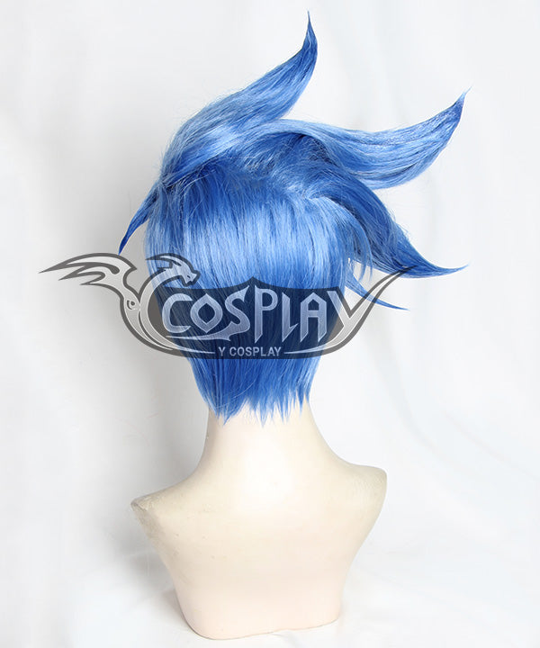 PROMARE Galo Thymos Blue Cosplay Wig