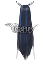 Danganronpa 2: Goodbye Despair Ibuki Mioda Black White Cosplay Wig - Wig + Horn