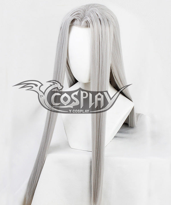 Final Fantasy VII Remake FF7 Sephiroth Silver Cosplay Wig