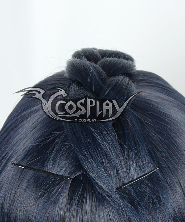 JoJo's Bizarre Adventure: Vento Aureo Golden Wind Bruno Bucciarati Black Blue Purple Cosplay Wig