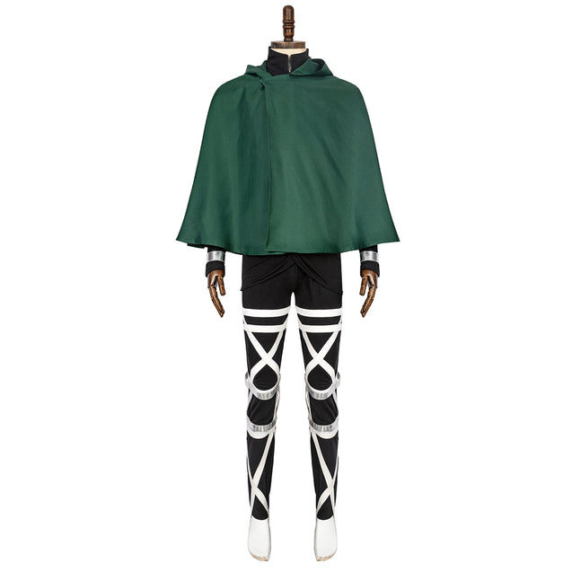 Attack On Titan Shingeki No Kyojin Final Season Levi Ackerman Cosplay Costume - Premium Edition