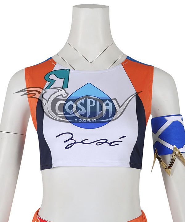 Pokemon Pok¡§|mon Sword and Shield Nessa Cosplay Costume