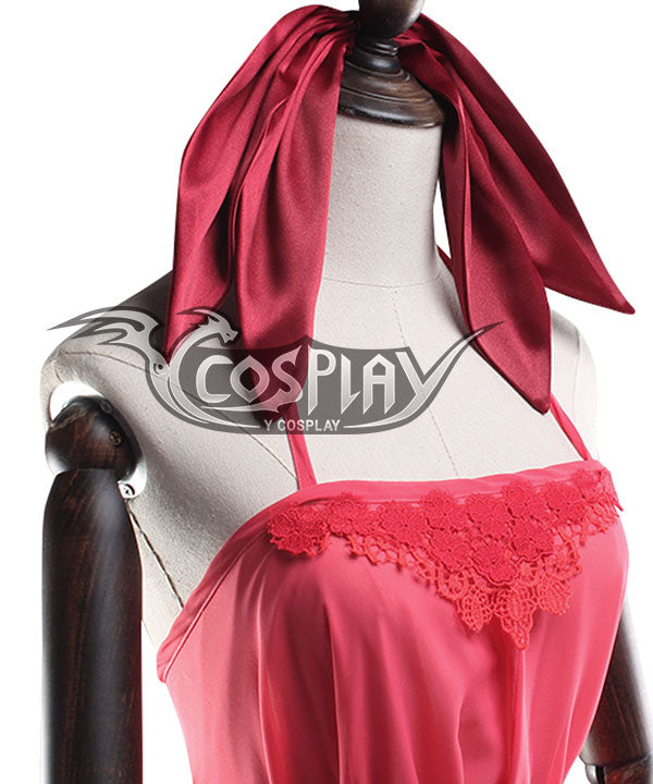 Final Fantasy VII Remake FF7 Aerith Gainsborough Pink Cosplay Costume