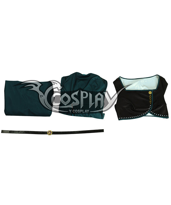 Disney Frozen 2 Anna Queen Cosplay Costume