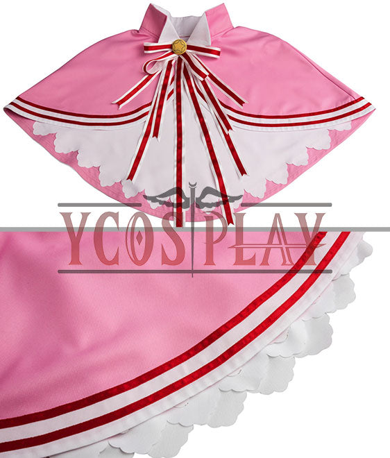 Cardcaptor Sakura: Clear Card Sakura Kinomoto Pink Lolita Dress Cosplay Costume