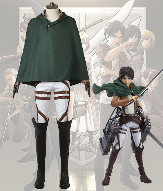 Attack On Titan Shingeki No Kyojin Eren Yeager Battle Uniform Cosplay -  Ycosplay