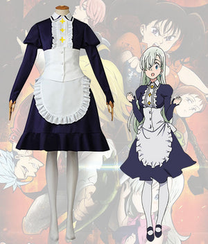 The Seven Deadly Sins: Revival Of The Commandments Nanatsu No Taizai Season 2 Elizabeth Liones Outfit Cosplay Costume