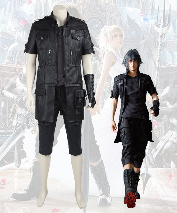 Final Fantasy XV Noctis Lucis Caelum Cosplay Costume-Including Boots