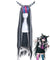 Danganronpa 2: Goodbye Despair Ibuki Mioda Black White Cosplay Wig - Wig + Horn
