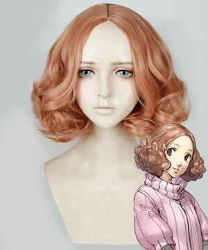 Persona 5 Haru Okumura Orange Cosplay Wig