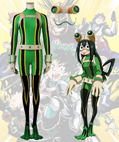 My Hero Academia Boku No Hero Akademia Tsuyu Asui Battle Suit Cosplay Costume