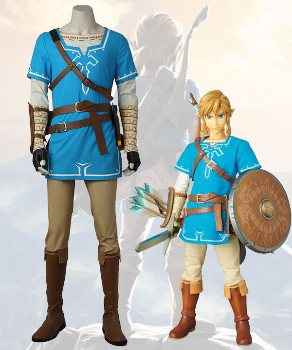 The Legend of Zelda: Breath of the Wild Link Cosplay Costume - No Boot -  Ycosplay