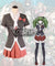 Danganronpa 3: The End Of Hope's Peak High School Despair Arc Monaca Towa Cosplay Costume