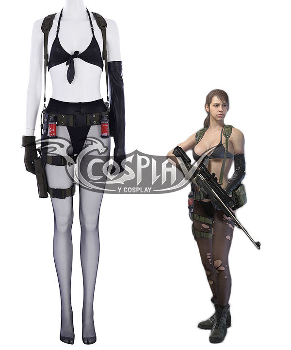 Metal Gear Solid V: The Phantom Pain Quiet Cosplay Costume - No Waist Red Accessories, Boots