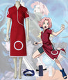 Naruto Haruno Sakura 1st Cosplay Costume