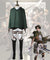 Attack On Titan Shingeki No Kyojin Levi Ackerman Scout Regiment Battle Suit Cosplay Costume