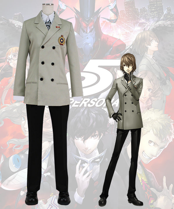 Persona 5 Goro Akechi Cosplay Costume