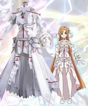 Sword Art Online Alicization SAO Yuuki Asuna Yuki Asuna Cosplay Costume